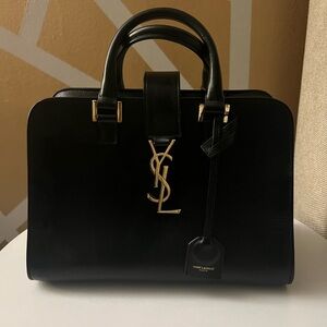 Saint Laurent Monogram Leather Baby